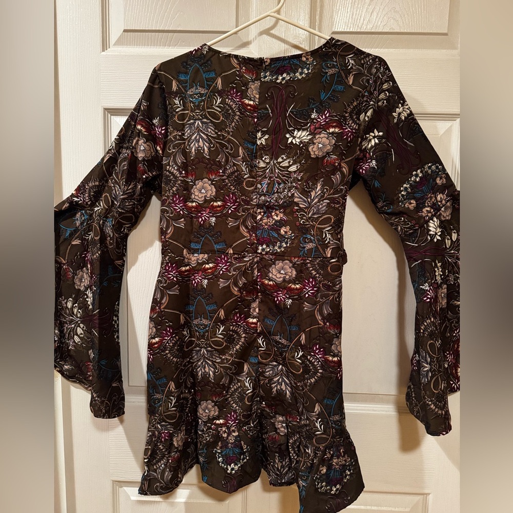 Beautiful MYRA BAG dress. So cute with boots! Floral Brown Women's